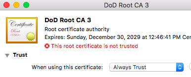 cac reader certificates for mac